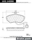 Front Brake Pad Set Volkswagen Passat 1997-2000