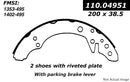 Rear Brake Shoe Volkswagen Rabbit Pickup Dasher Fox Golf Jetta Quantum 1978-1992