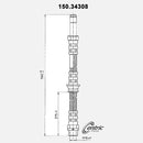 Rear Lower Brake Hose for BMW 323Ci 323i 323is 328i E36 E46