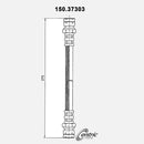 Rear Brake Hose Volkswagen Super Beetle 1975-1977