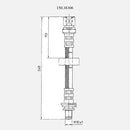 Rear Left Brake Hose Saab 9-3 900 1994-2001