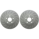 Pair of Front Rotors for Mercedes-Benz CL500 S430 S500 2000