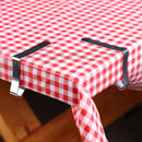 Spring Steel Tablecloth Clamps Set of 6 Picnic Table up to 2"