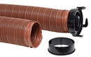 D04-0044 EZ Flush Heavy Duty Drain Hose 20' Bronze Camper RV Travel Trailer