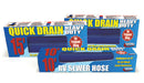 D04-0057 Quick Drain Hose Heavy Duty 15' Blue Boxed Camper RV Travel Trailer