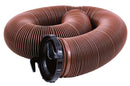 D04-0082 EZ Flush Standard Drain Hose 10' with T1024 Camper RV Travel Trailer