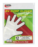D04-0108 RV Dump Gloves 12 Per Bag One Size Fits All Camper RV Travel Trailer