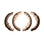 Rear Brake Shoe for Mitsubishi Mighty Max Montero
