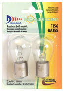 DG71213VP Std Bulb 1156 S25 BA15s 26.9W 12.8V 2 Pack Camper RV Travel Trailer