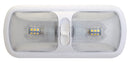 DG724061VP LED Dome Light Eurostyle Double 2 Wire 3500K Camper RV Travel Trailer