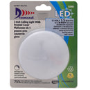 DG72410VP LED Ceiling Light w/Frosted Cover 3" 1/pk Camper RV Travel Trailer