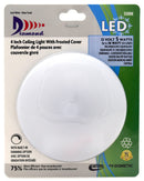 DG72411VP LED Ceiling Light w/Frosted Cover 4" 1/pk Camper RV Travel Trailer