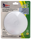 DG72411WVP LED Ceiling Light w/Frosted Cover 4" 1/pk Camper RV Travel Trailer