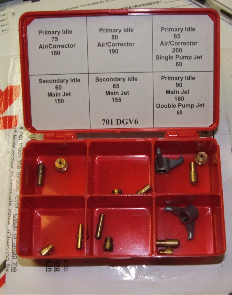 Weber Jet Pac for DGV DGEV DGES Carburetors