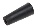 Door Stop Bumper Black Round 1" x 2-1/4" With Screws RV Camper Travel Trailer