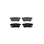 Rear Ceramic Brake Pad Set for Suzuki Kizashi