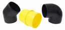 F02-2025 Hose Coupler Straight 3" Hose x 3" Hose Yellow Camper RV Travel Trailer