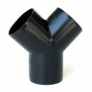 F02-2027 Wye 3" Hose x 3" Hose x 3" Hose Black Camper RV Travel Trailer