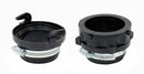 F02-2029VP Carded Sewer Hose Connector With 2 Clamps Camper RV Travel Trailer