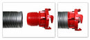 F02-3101 EZ Coupler Valve Adapter Red Carded Camper RV Travel Trailer Motorhome