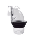 F02-3112CLBK EZ 90° Bayonet Sewer Fitting Clear/Black Camper RV Travel Trailer
