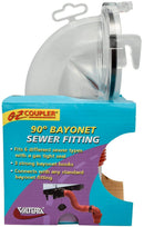 F02-3112CL Clear Sewer Hose Connector EZ Coupler Camper RV Travel Trailer