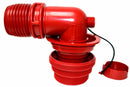 F02-3305VP Red Carded Sewer Hose Connector EZ Coupler Camper RV Travel Trailer
