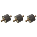 3 Air Cleaner Mounts for Mercedes-Benz 240D 300D 300TD W123 W126