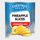 4 Cans Chestnut Hill Pineapple Slices, 20 oz