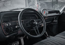 14" Black Billet Classic Steering Wheel Leather Ford Logo w/ Install Kit 1917-1