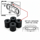 4 Grill Bezel Spacers for Toyota Land Cruiser FJ40 FJ45