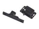Access Door Latch Push 10 lb Black With Strike RV Camper Travel Trailer
