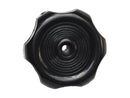 Window Crank Knob 2-1/4" 1" shaft Black With Bolt RV Camper Travel Trailer