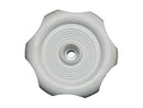 Window Crank Knob 2-1/4" 1/2" shaft White With Bolt RV Camper Travel Trailer
