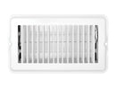 Heating/Cooling Register Rectangular 8" x 4" White RV Camper Travel Trailer