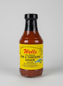 2 BOTTLES Wells All Purpose Rib & Chicken Sauce 18oz NC Pork Barbecue