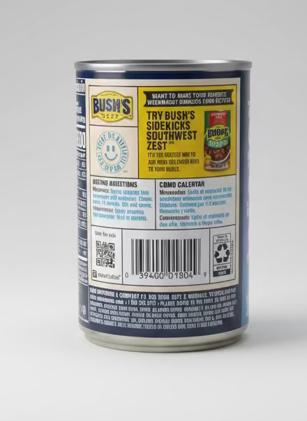 4 CANS Bush's Best Pinto Beans with Jalapenos 16 oz Can Chili Soup