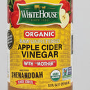 White House Organic Apple Cider Vinegar with Mother Raw Unfiltered 32 Oz