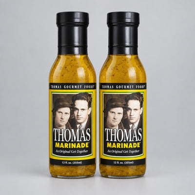 2 Bottles of Thomas Gourmet Foods Marinade, 14 oz