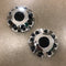 Pair of GMC SIERRA 3500 Dually 8 LUG CHROME WHEEL HUB CENTER CAPS NEW