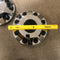 Pair of GMC SIERRA 3500 Dually 8 LUG CHROME WHEEL HUB CENTER CAPS NEW