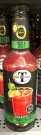 Mr & Mrs T Bold & Spicy Bloody Mary Mix 1 liter Bottle Vodka Mixer