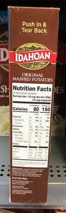 Idahoan Original Mashed Potatoes 26.2 oz Instant Dried Gravy Taters