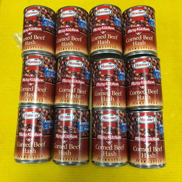 12 Hormel Mary Kitchen Corned Beef Hash Meat 14oz Can