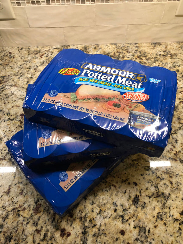 36 Cans Armour Star Potted Meat 3 oz Sandwich Meat Spread