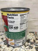 16 Campbell's SpaghettiOs Pasta with Meatballs Cans Tomato Sauce