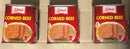 3 x Libby Corned Beef 12oz Can Sandwich Meat Spread Cans