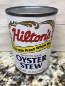 3 CANS Hilton's Oyster Stew made with fresh milk and butter 10 oz Can Chowder