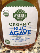 2 Bottles Wellsley Farms Organic Blue Agave Sweetener 88 oz