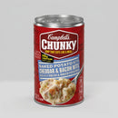 Campbell's Chunky Baked Potato with Cheddar & Bacon Bits Soup, 18.8 oz Cans